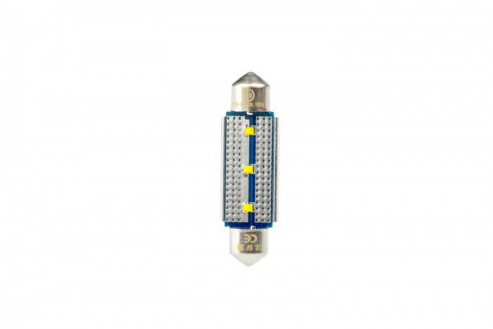 Светодиодная лампа Festoon 42mm Optima Premium PHILIPS, CAN, white, 12V, T10*42mm (SV 8,5), 1 лампа