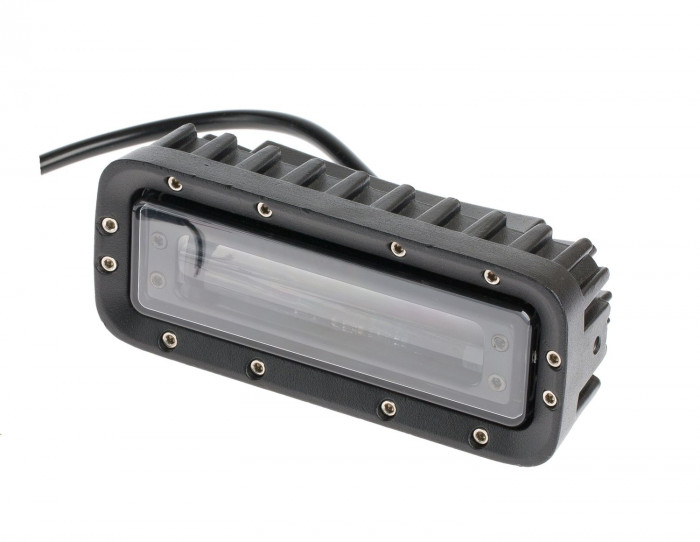 Предупреждающий фонарь рабочей зоны с крепежом, Красный, 30W (Forklift Light) 12-80V, 148*54*60мм