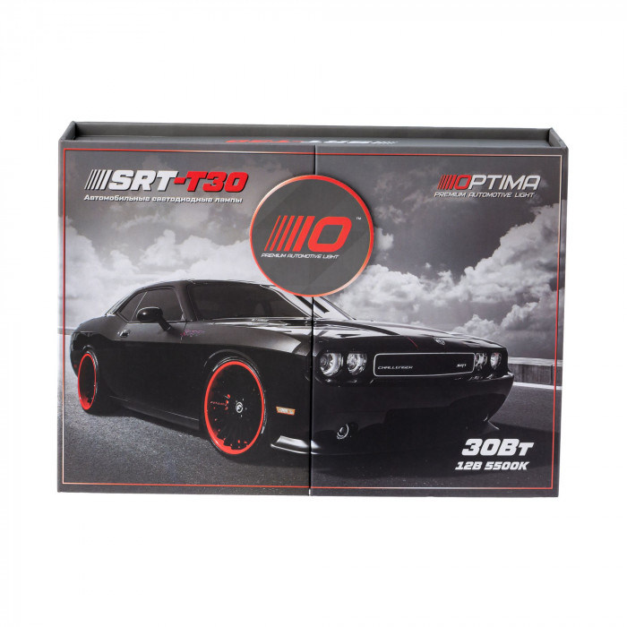 Светодиодные лампы H1 Optima Premium LED SRT-T30, 30W, 12V, 5500K, 2800lm, комплект 2 шт.
