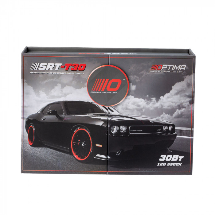 Светодиодные лампы H4 Optima Premium LED SRT-T30, 30W, 12V, 5500K, 2800lm, комплект 2 шт.