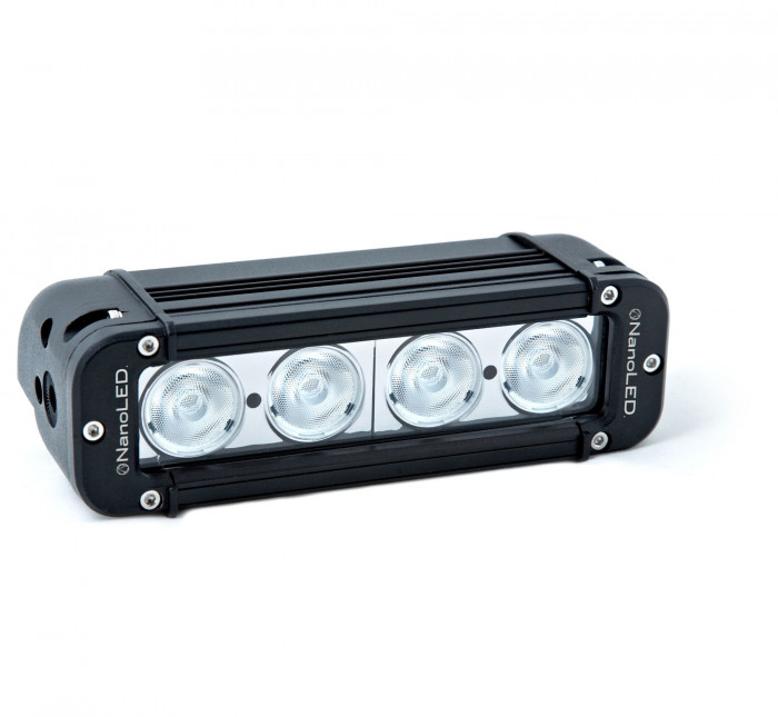Фара светодиодная NANOLED 40W, 4 LED CREE X-ML, широкий луч, 198*64,5*92 мм