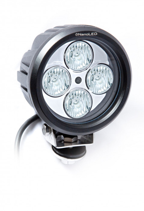 Фара светодиодная NANOLED 40W, SLIM круглая, 4 LED CREE X-ML, Euro D120*75 мм