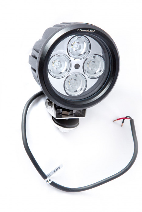 Фара светодиодная NANOLED 40W, SLIM круглая, 4 LED CREE X-ML, узкий луч D120*75 мм