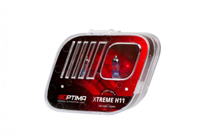 Галогенные лампы Optima Xtreme H11 +130% light 4200K, 12V, 55W БЕЗ ГАРАНТИИ