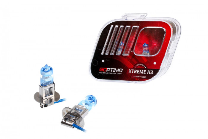 Галогенные лампы Optima Xtreme H3 +130% light 4200K, 12V, 55W БЕЗ ГАРАНТИИ