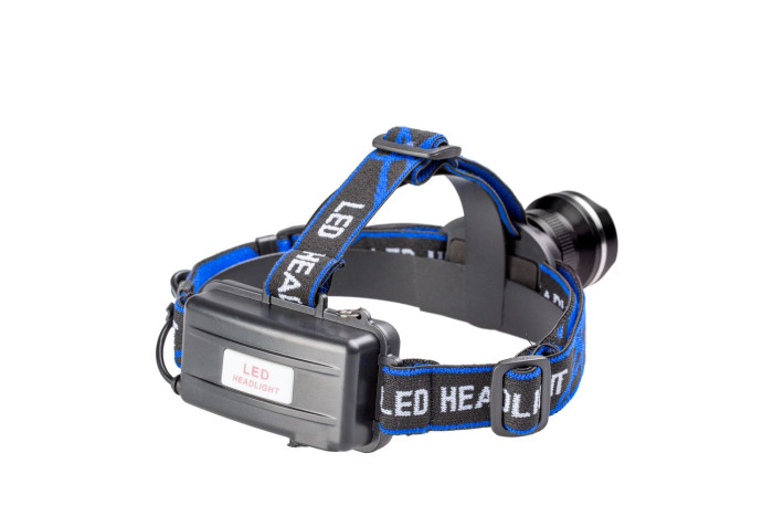 Налобный фонарь PRO-GH08, CREE XM-L T6 10W, 1000Lm, с АКБ, с зумом, корпус ЧЕРНЫЙ