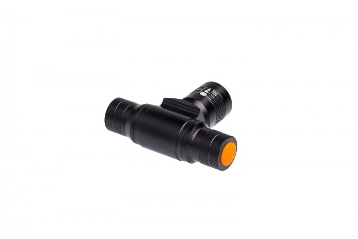 Налобный фонарь PRO-GH08MINI zoom, включение с боку, CREE XM-L T6 3W