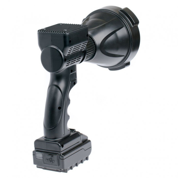 Фара-искатель Светодиодный 65W 5000К 12V, РУЧНОЙ, LED 1 шт, Питание от АКБ или прикуриватель12 Вольт