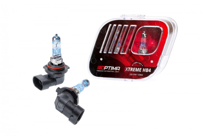 Галогенные лампы Optima Xtreme HB4 +130% light 4200K, 12V, 55W БЕЗ ГАРАНТИИ