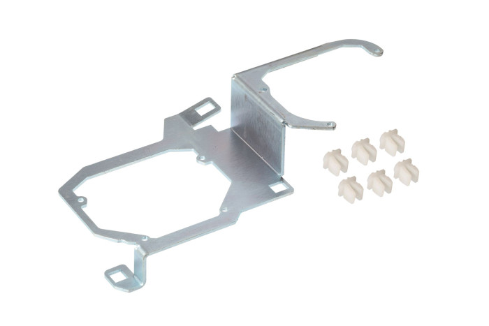 Переходные рамки Toyota LC200 2015+ для установки линз Optima Bi-LED с креплением Hella 3R/5R вместо LED линз в обе секции