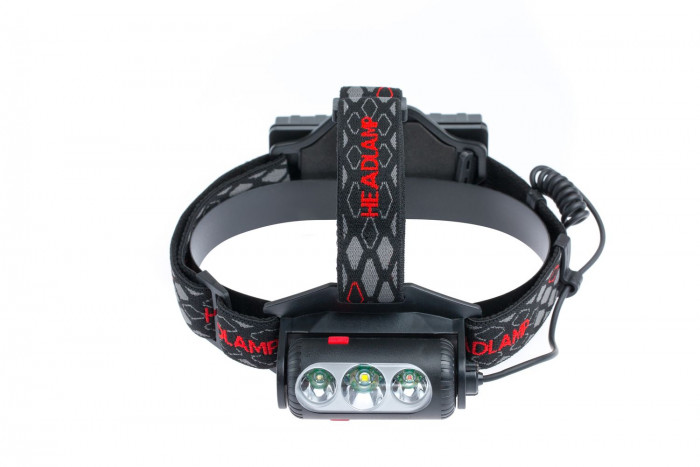 Налобный фонарь PRO-GH650, LED - CREE XP-E / COB , цвет свечения Белый, Красны, Зеленый
