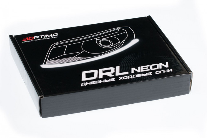 ДХО NEON RUNNING гибкие, White + Yellow, 60см, 12V, комплект