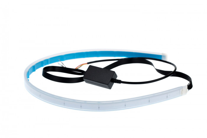 ДХО NEON RUNNING гибкие, White + Yellow, 60см, 24V, комплект