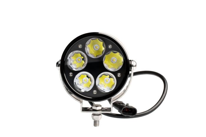 Фара светодиодная NANOLED ULTRA PRO 50W, КРУГЛАЯ, 5 LED CREE XM-L2  D 90мм