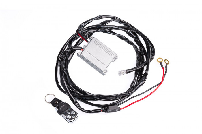 Проводка для Одной фары, с Радио пультом,12V, нагрузка MAX 15А, с предохранителем