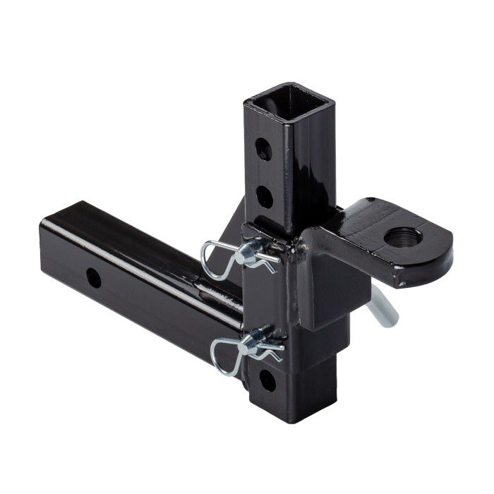 Насадка фаркопа с регулировкой высоты 2"-6", квадратный профиль Black