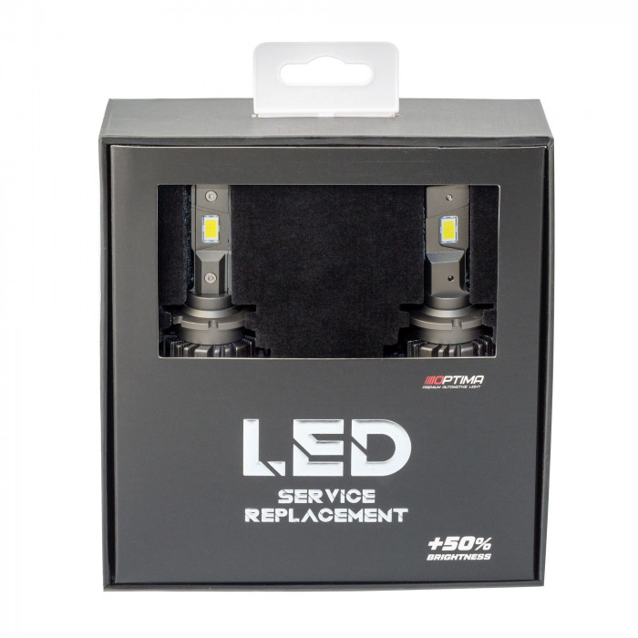 Светодиодные лампы Optima LED Service Replacement D2S 5500K, +50% Light, комплект 2 шт.