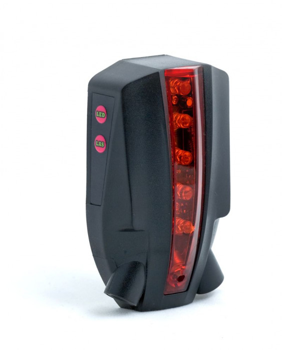 Габарит велосипеда с лазером PRO-L09 (две линии, указатель растояния, логотип)