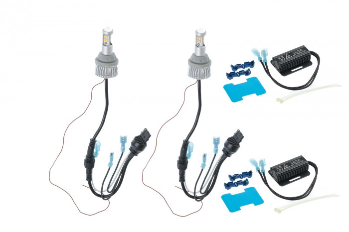 W21W ДХО с функцией поворотника, Optima LED PHOTON, 7440, WY21W, W21W, W3X16, 12V, Комплект 2 шт.