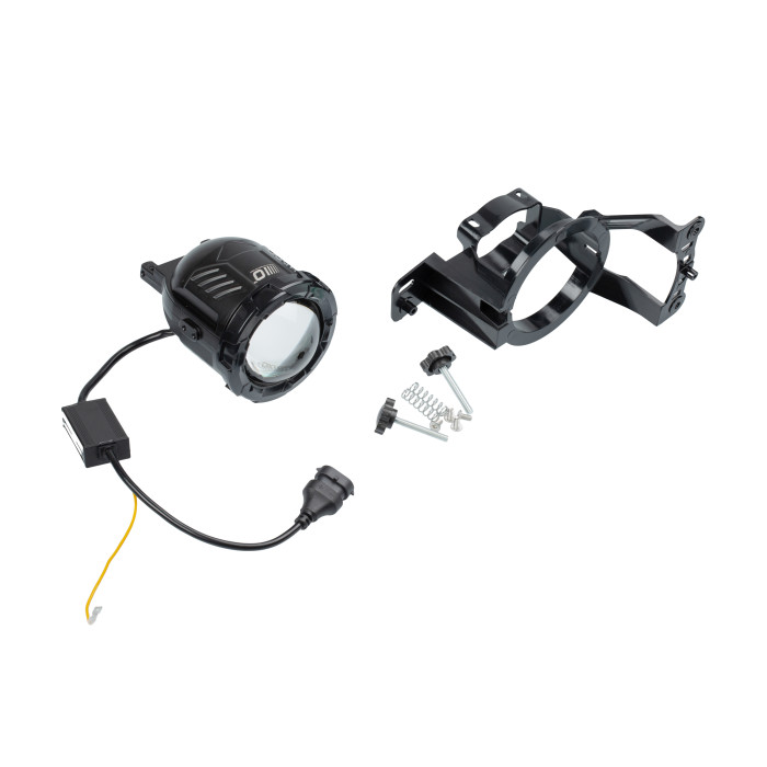 Светодиодная би-линза дополнительного света OPTIMA Bi-LED PTF LIGHT, крепление Chevrolet Cobalt, 3,0″, 40Вт/50Вт, комплект 2 шт.